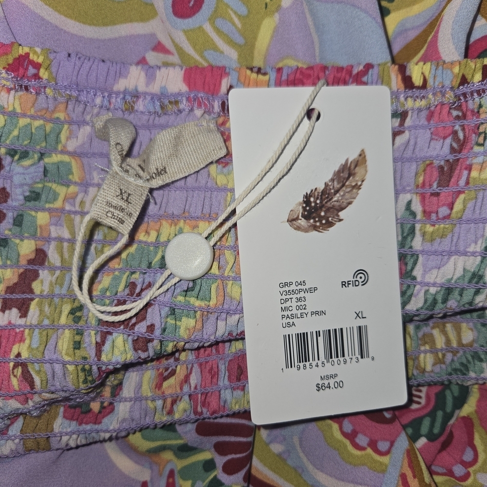 Chelsea & Violet Pink Multicolor Floral Halter Maxi Dress Size X Large NWT - Picture 8 of 9